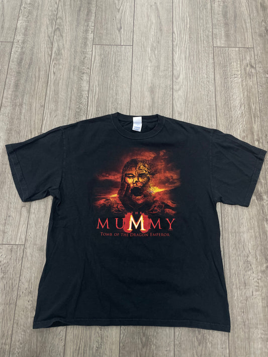 L-Vintage The Mummy Tee Black