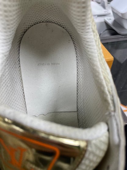 11-Louis Vuitton Metallic Gold Trail Sneaker
