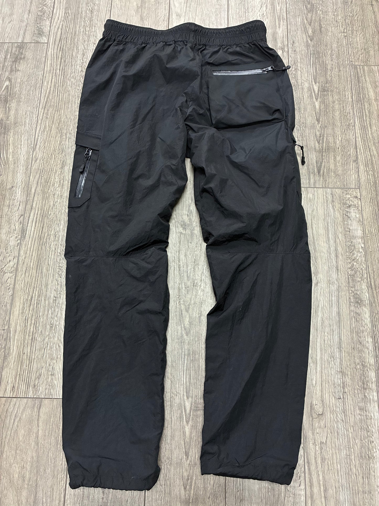 36 - John Elliott Black Nylon Cargo Pants