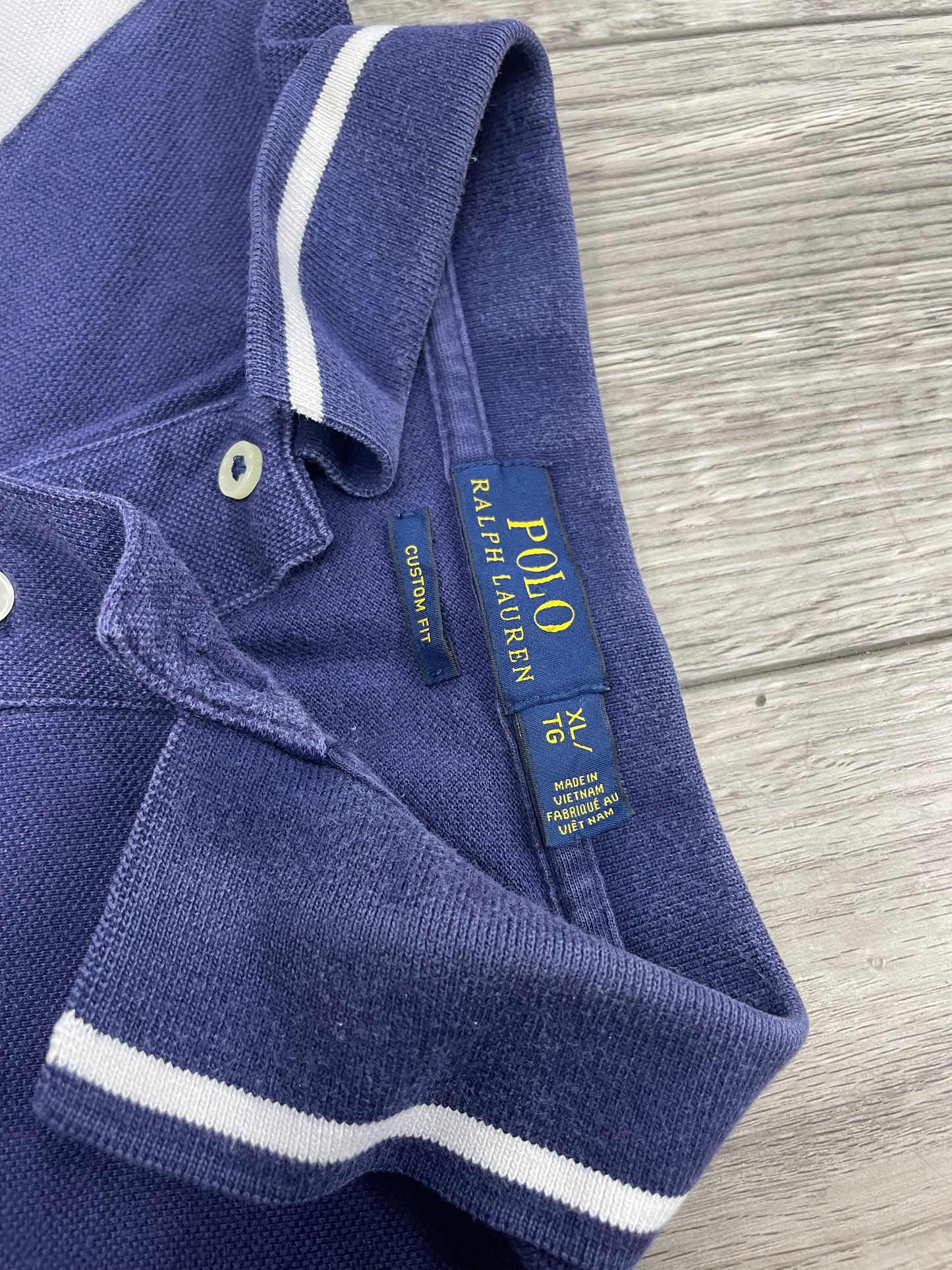 XL-Polo Ralph Lauren Diagonal Stripe Big Pony Shirt