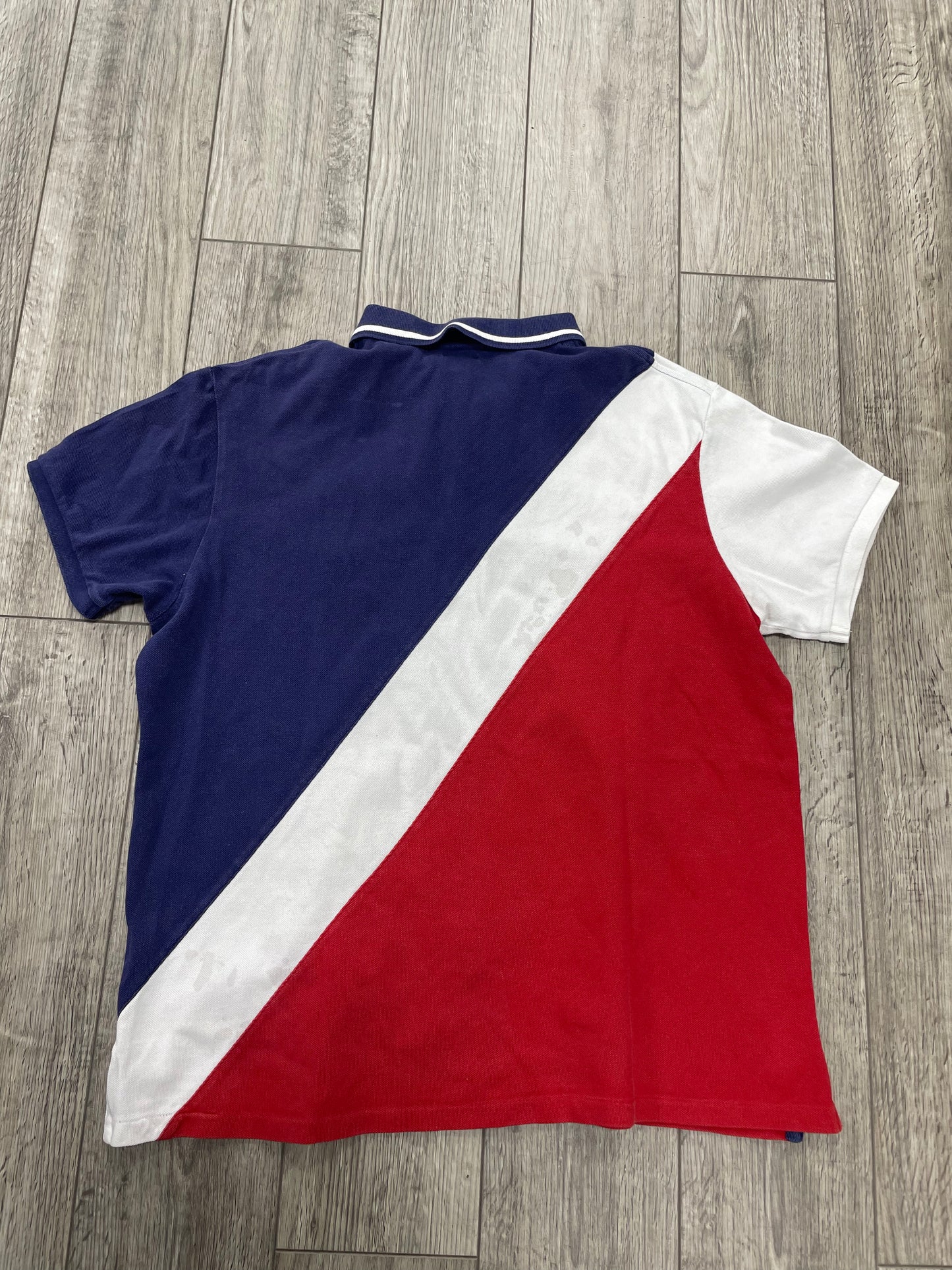 XL-Polo Ralph Lauren Diagonal Stripe Big Pony Shirt