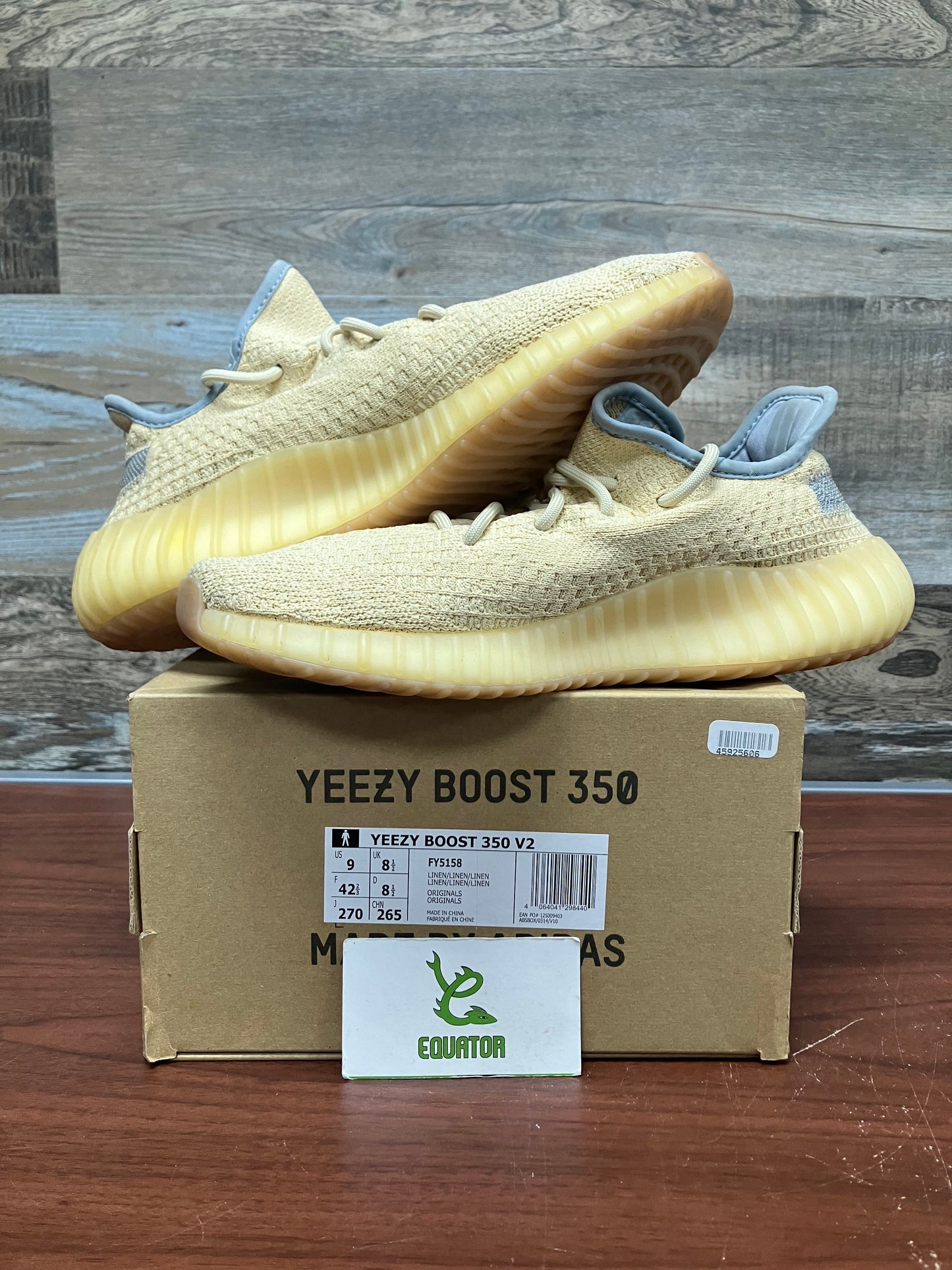 Adidas Yeezy Boost 350 V2 Linen Size 9