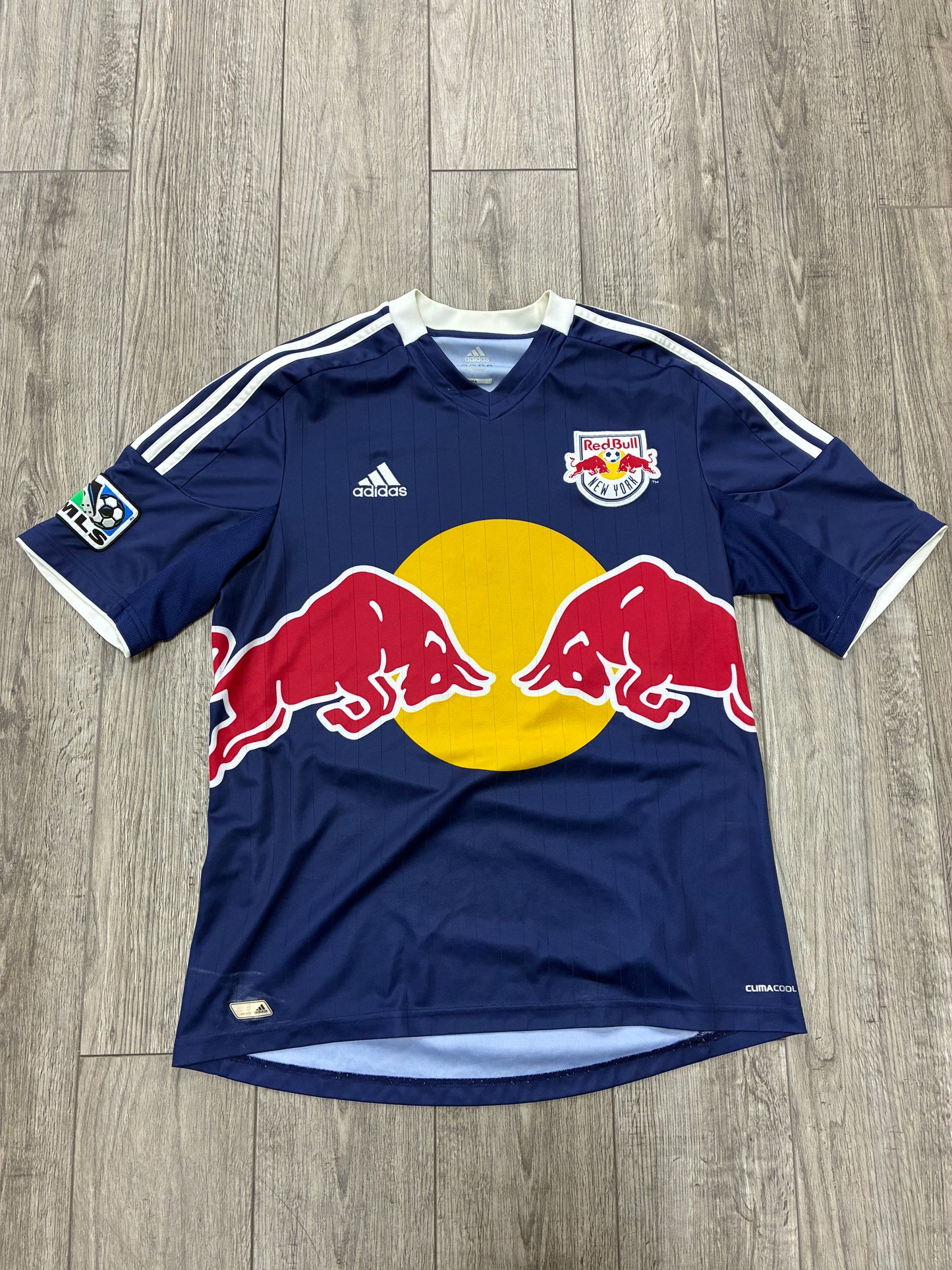 L - Adidas New York Redbull MLS Jersey