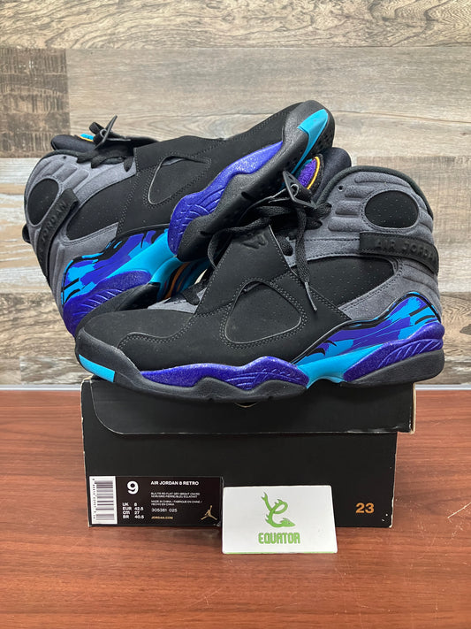 Jordan 8 Retro Aqua 2015 Size 9