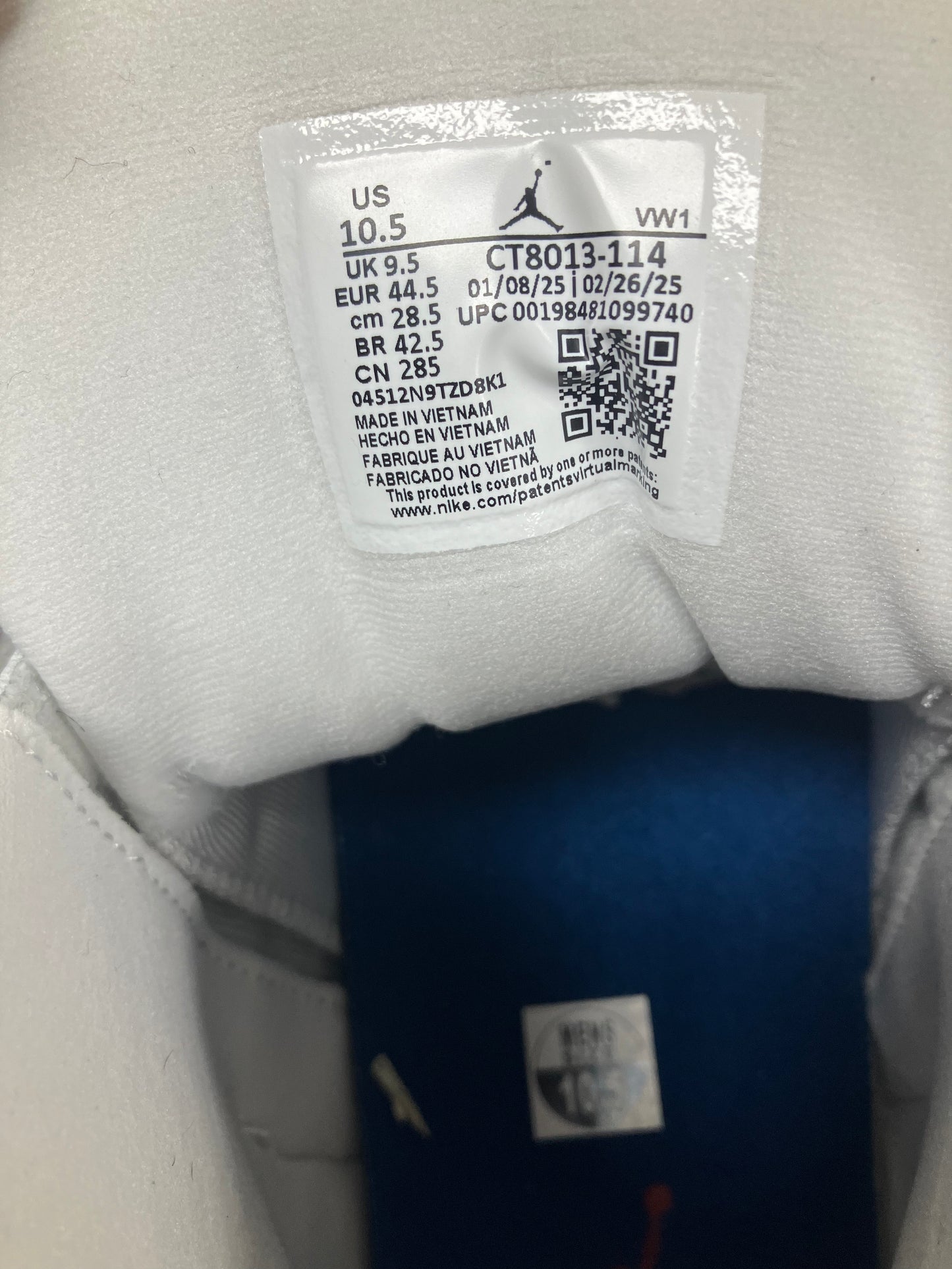 10.5-Air Jordan 12 French Blue