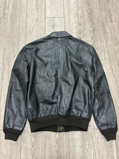 L - Polo Leather Bomber Jacket