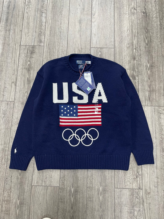 Polo Ralph Lauren Navy Blue Olympic Team USA Crewneck