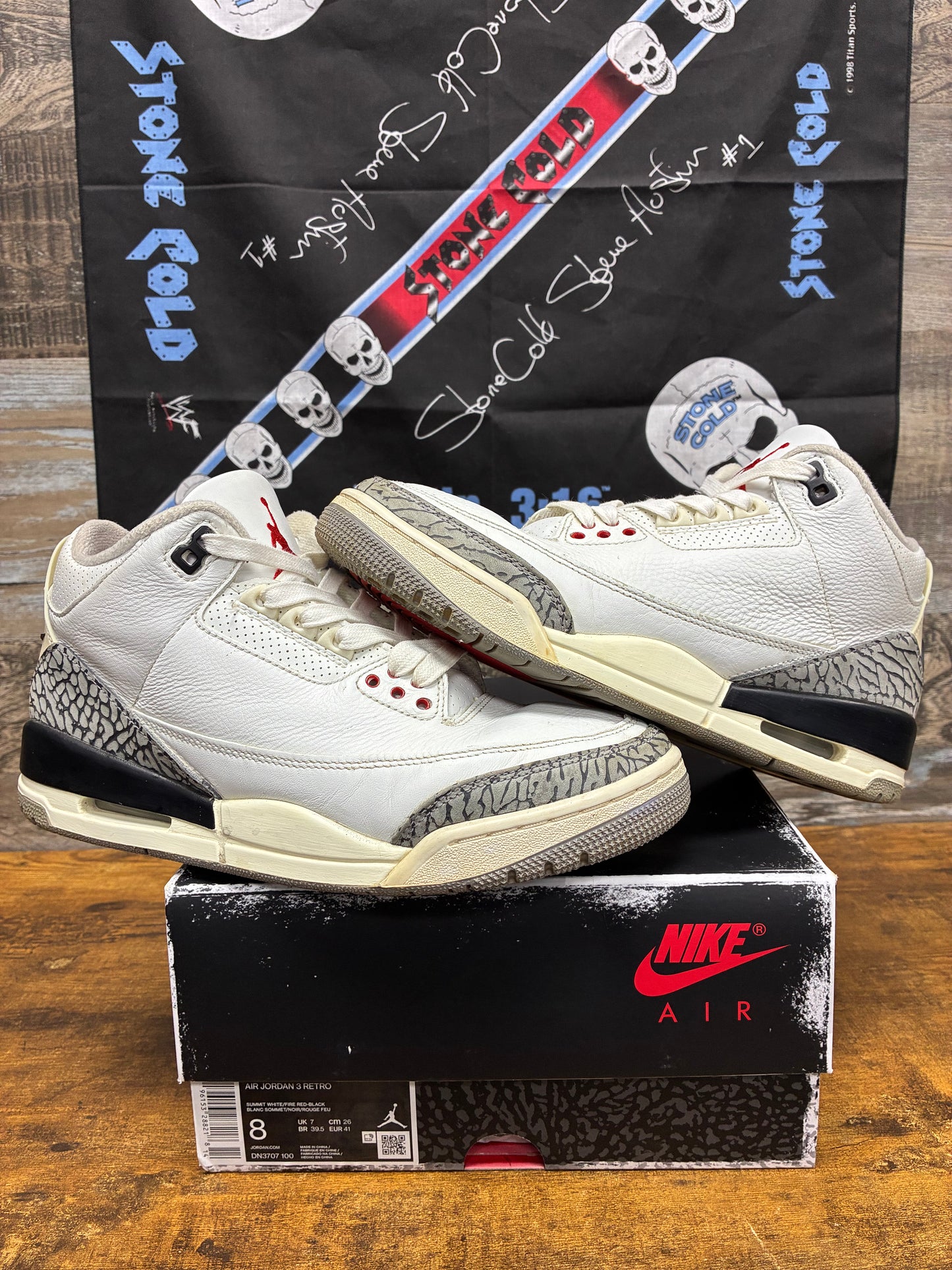 8 - Air Jordan 3 White Cement