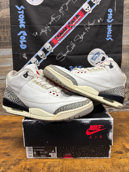 8 - Air Jordan 3 White Cement