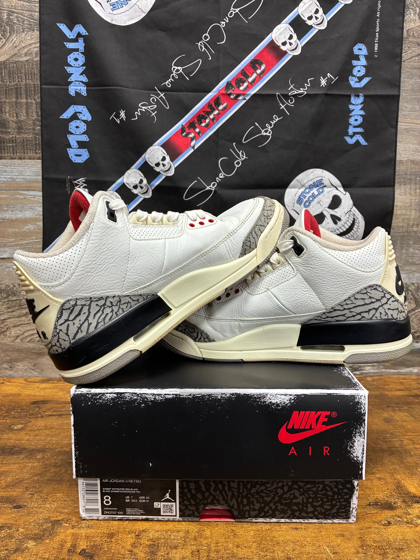 8 - Air Jordan 3 White Cement