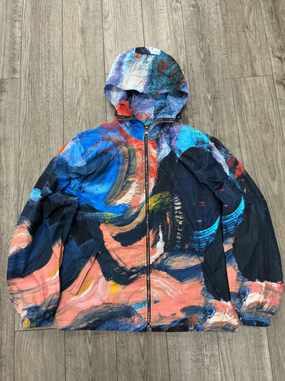 48 - Alexander McQueen Brush Strokes Zip Up Jacket