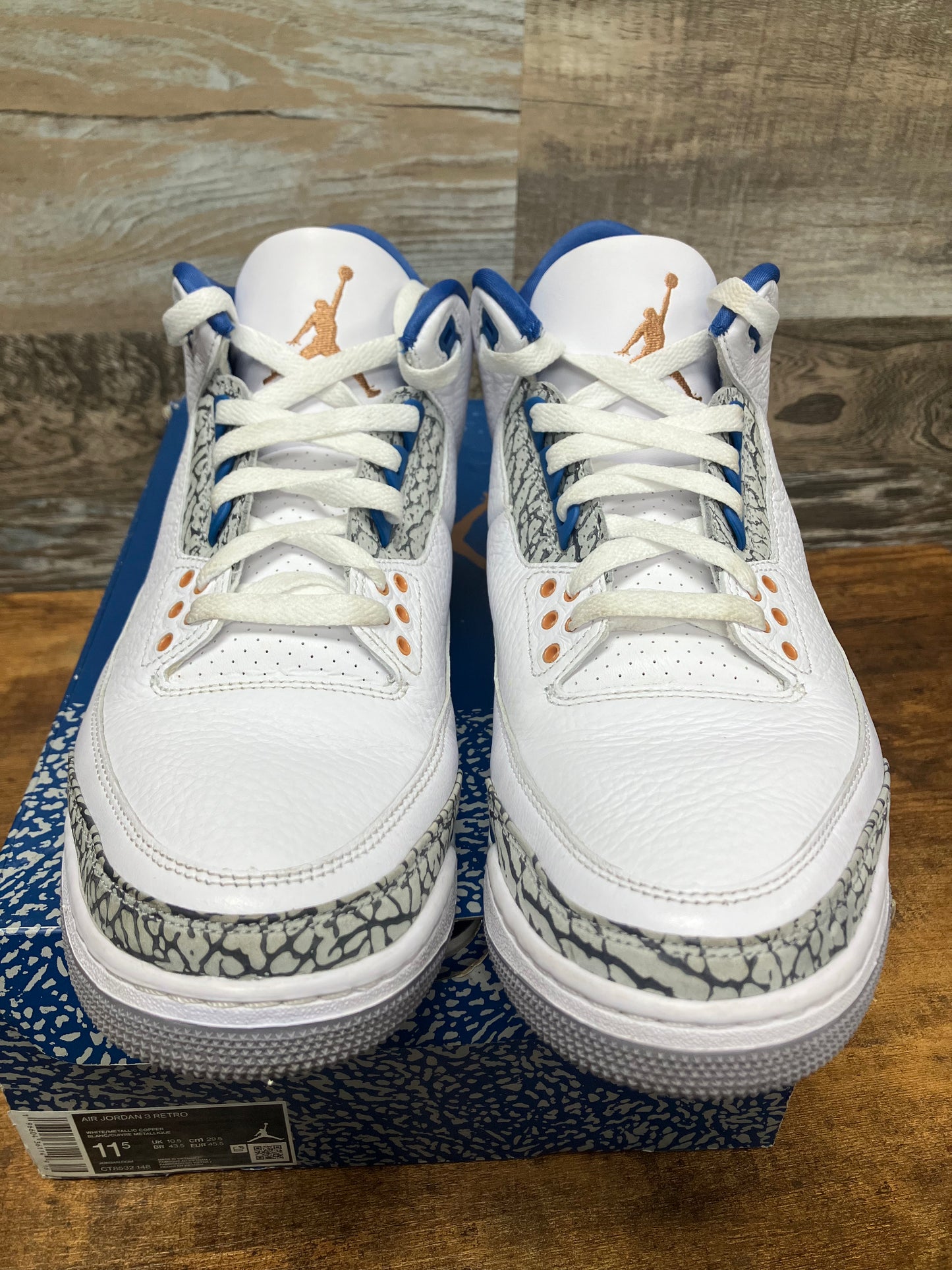 11.5-Air Jordan 3 Wizards