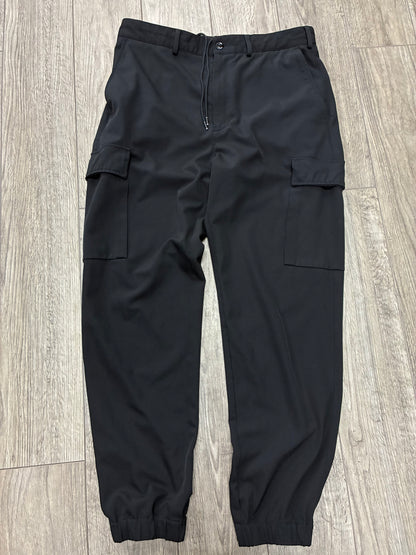 32 - Moncler Black Cargo Jogger Pants