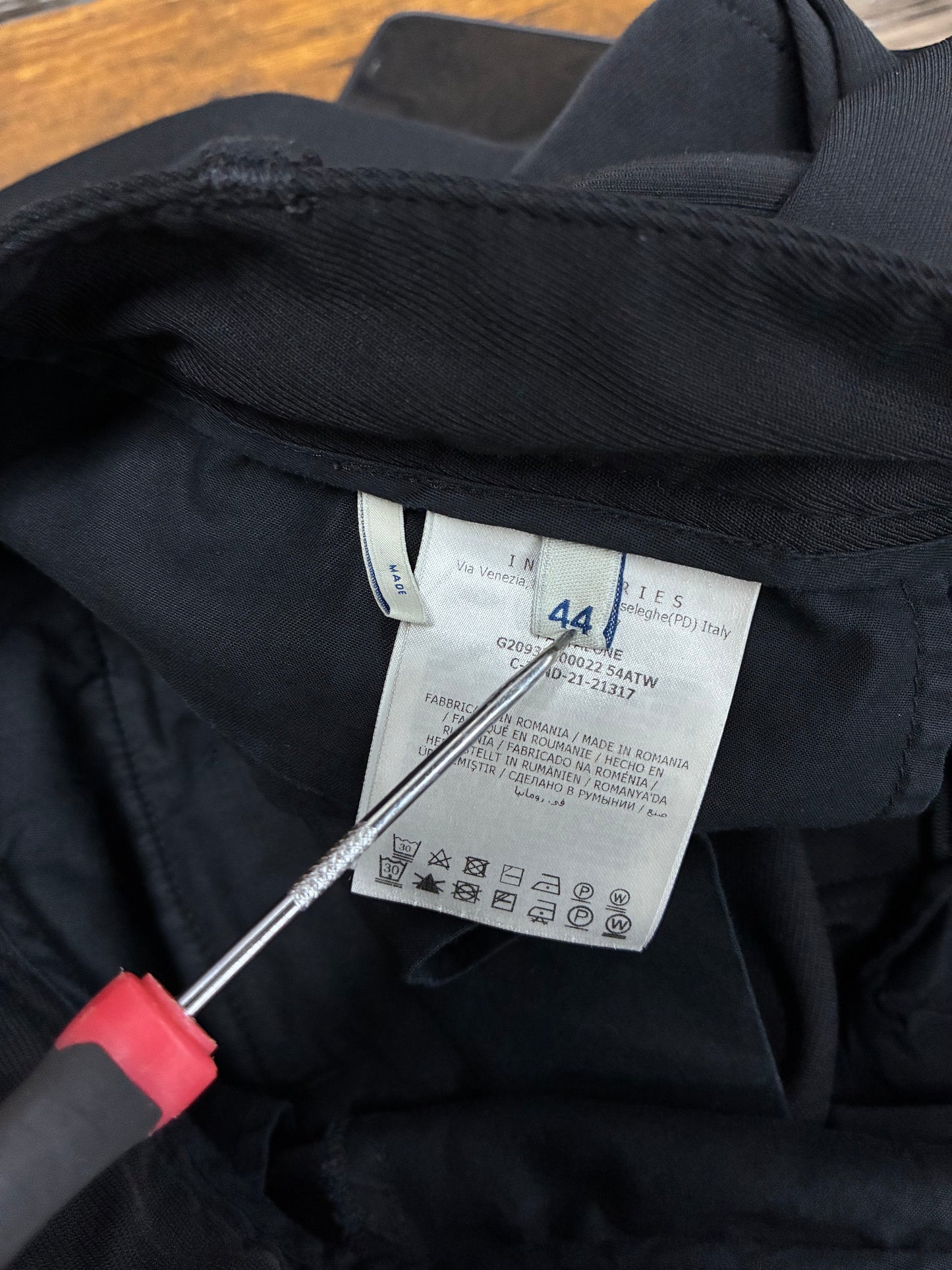 32 - Moncler Black Cargo Jogger Pants