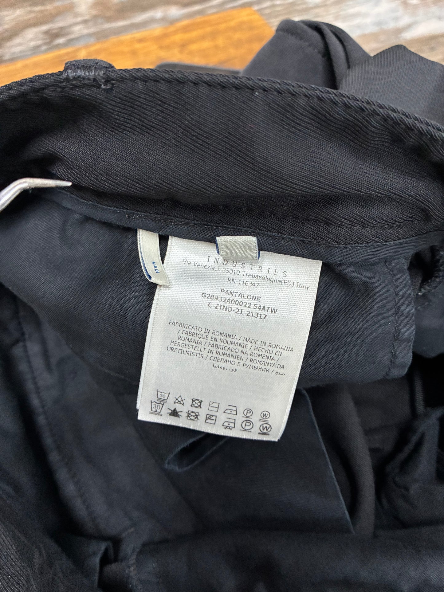 32 - Moncler Black Cargo Jogger Pants