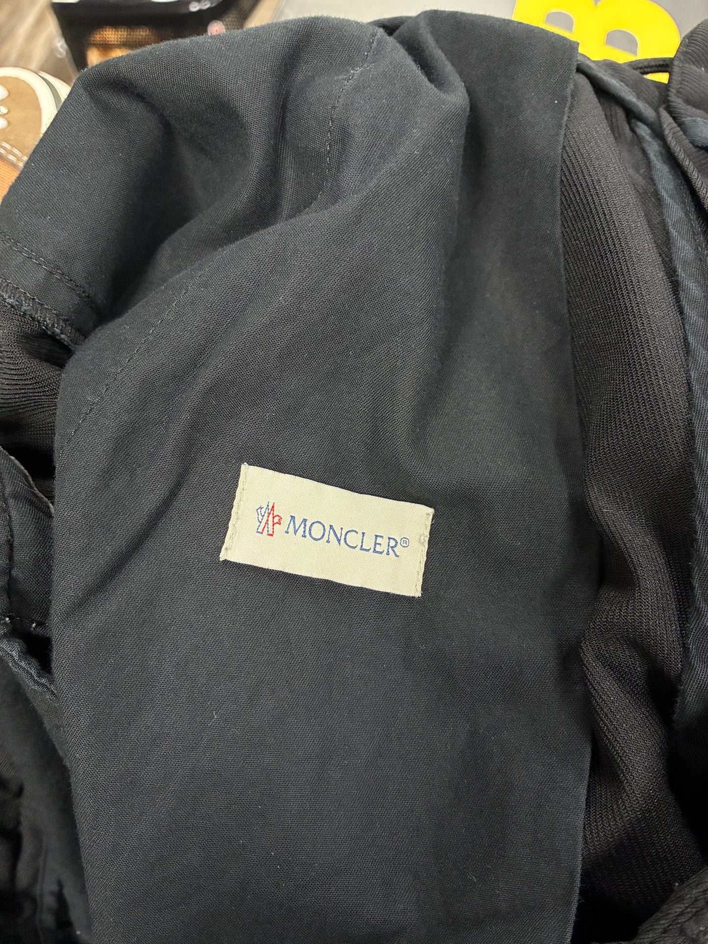 32 - Moncler Black Cargo Jogger Pants