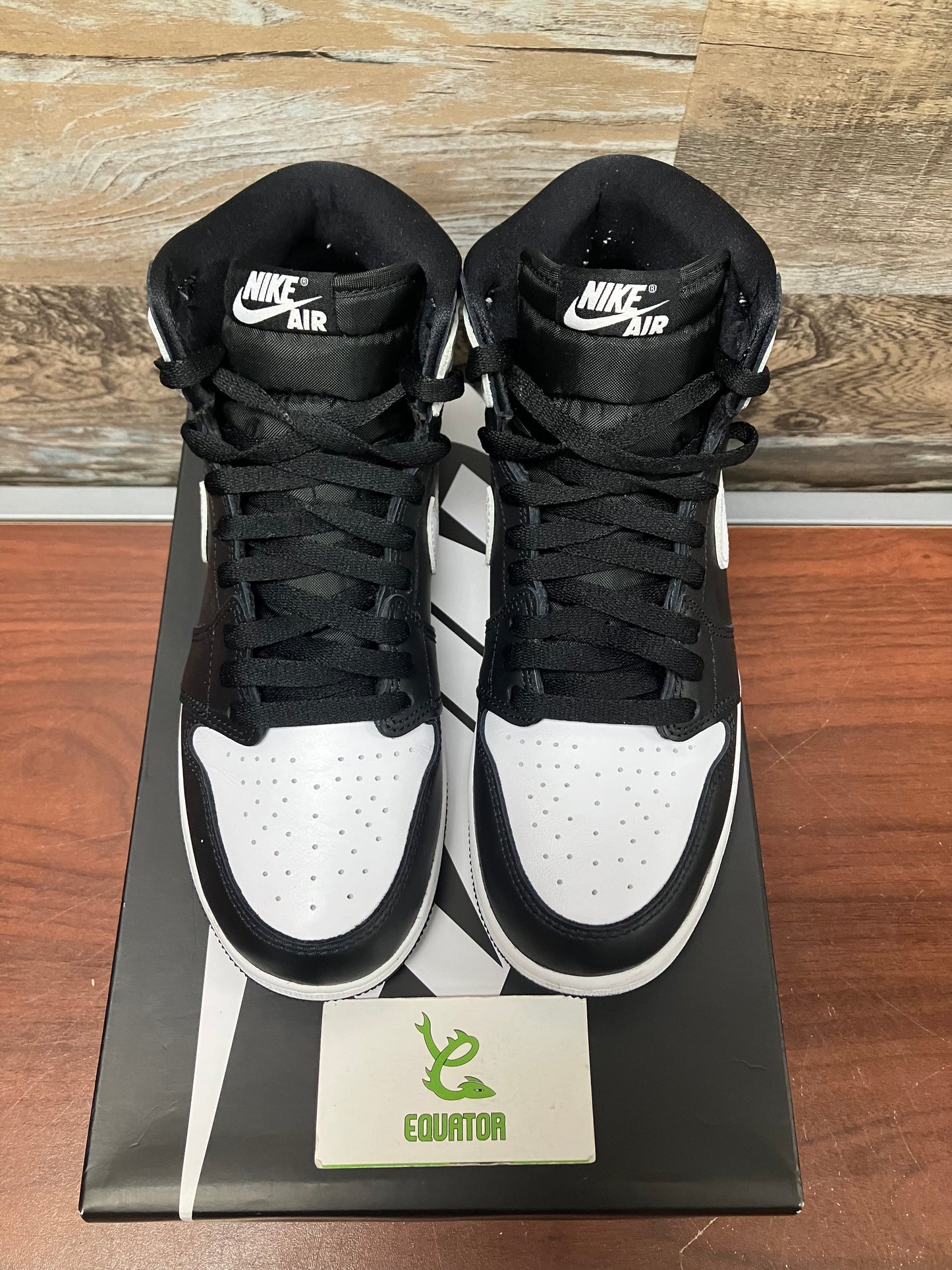 Jordan 1 Retro High OG Black White GS Size 7Y