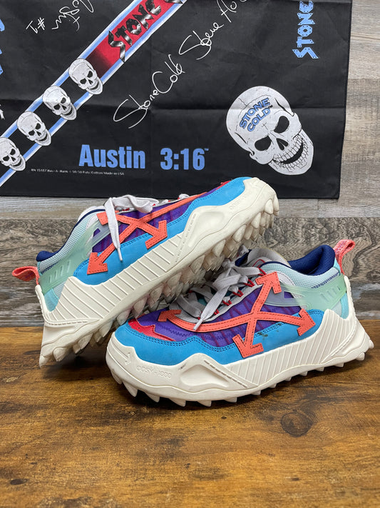 41/8-Off-White ODSY-1000 Blue Multi Color Sneakers