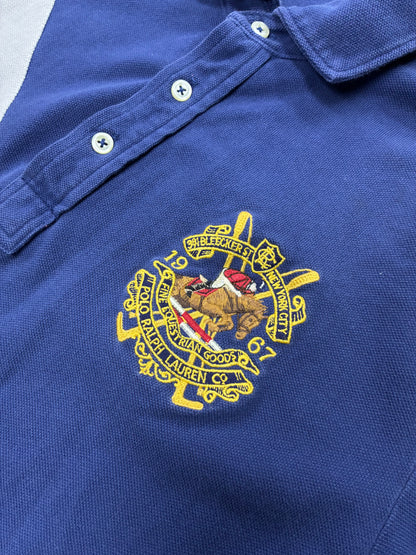 M - Polo Ralph Lauren Equestrian Crest Banner Stripe Shirt