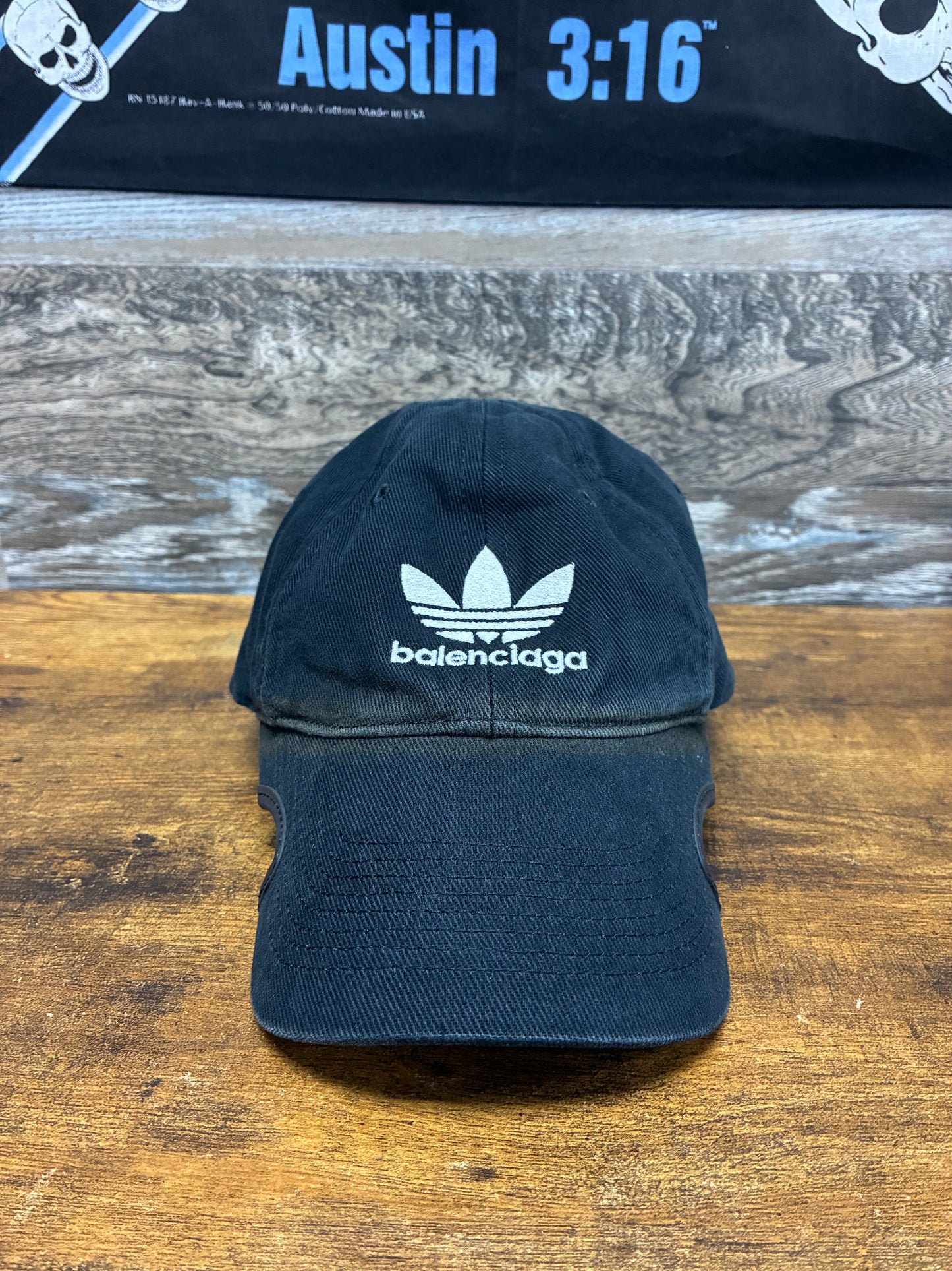 S - Adidas Balenciaga Trefoil Logo Cap