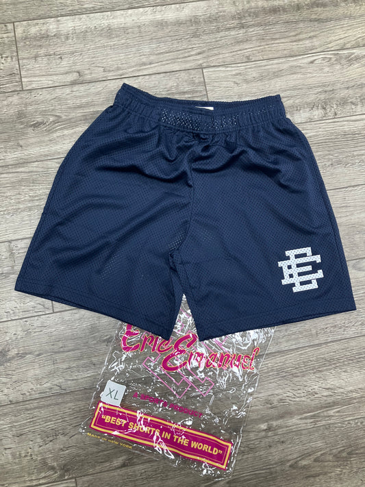XL-Eric Emanuel Navy Mesh Shorts