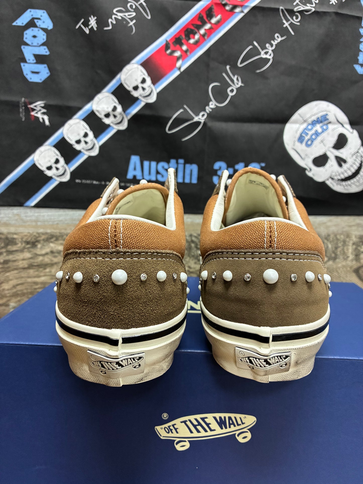 11.5 - Vans LX Old Skool 36 Pearlized Pack Vintage Brown