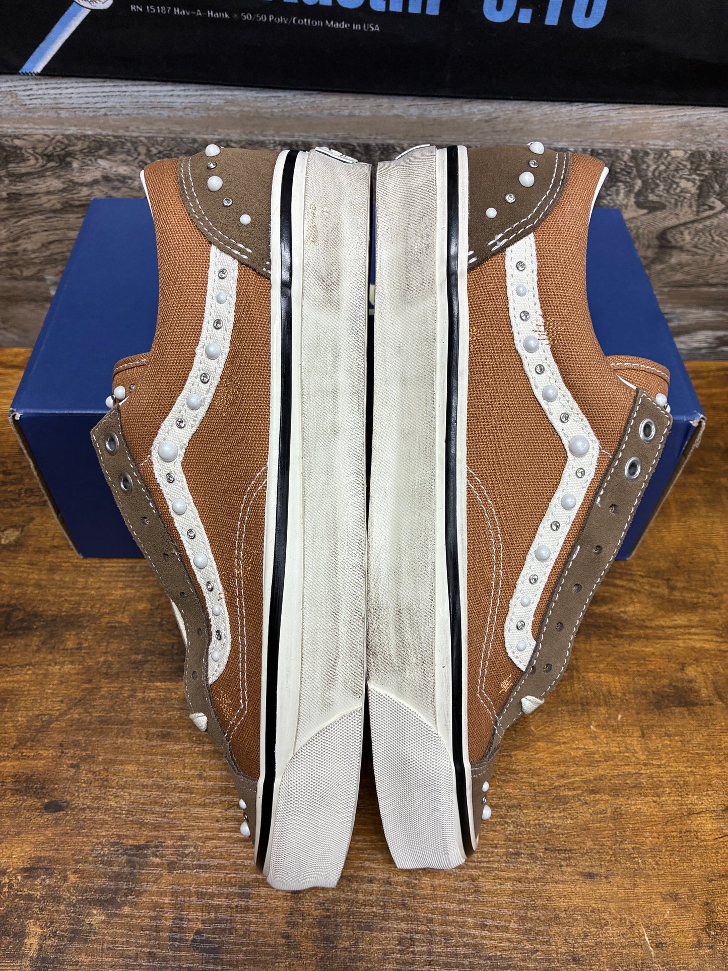 11.5 - Vans LX Old Skool 36 Pearlized Pack Vintage Brown