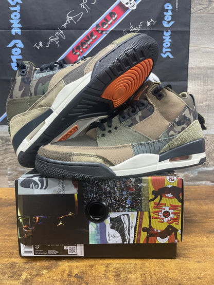 9-Jordan 3 Retro Patchwork Camo