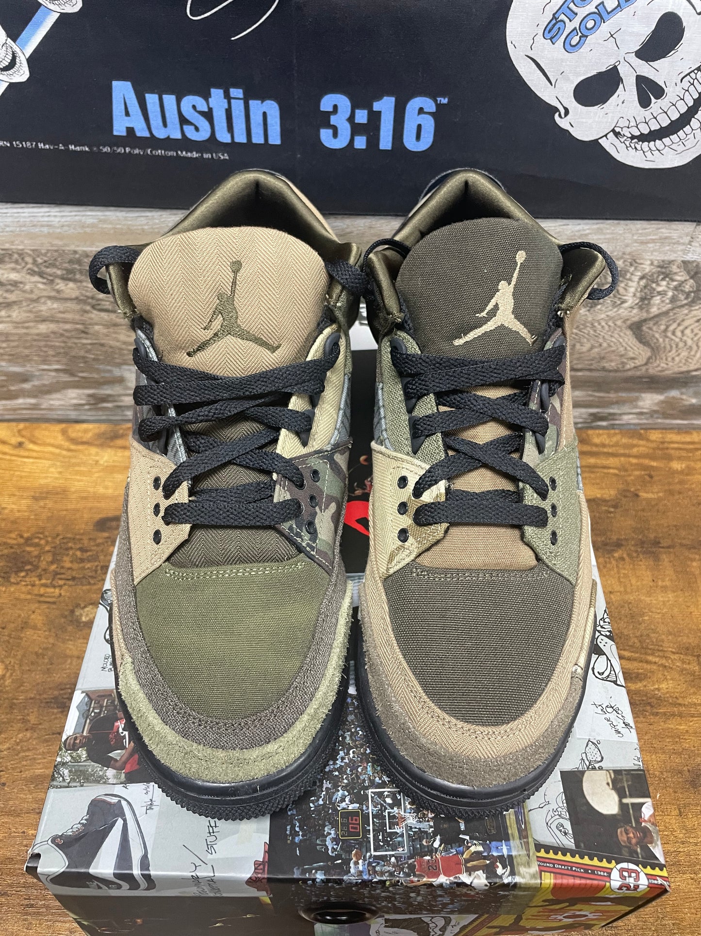 9-Jordan 3 Retro Patchwork Camo