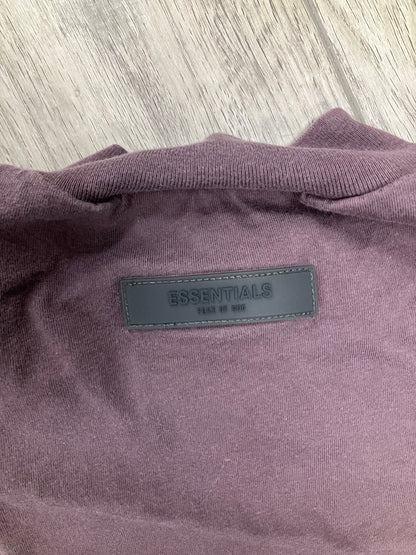 M-Fear Of God Essentials Long sleeve Plum