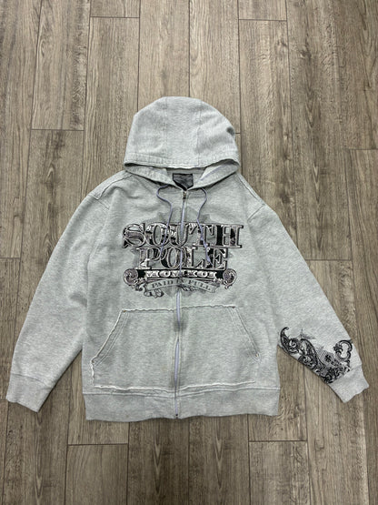 L- Vintage Southpole Paid In Full Hoodie