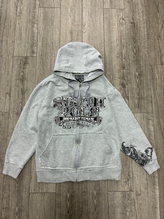 L- Vintage Southpole Paid In Full Hoodie