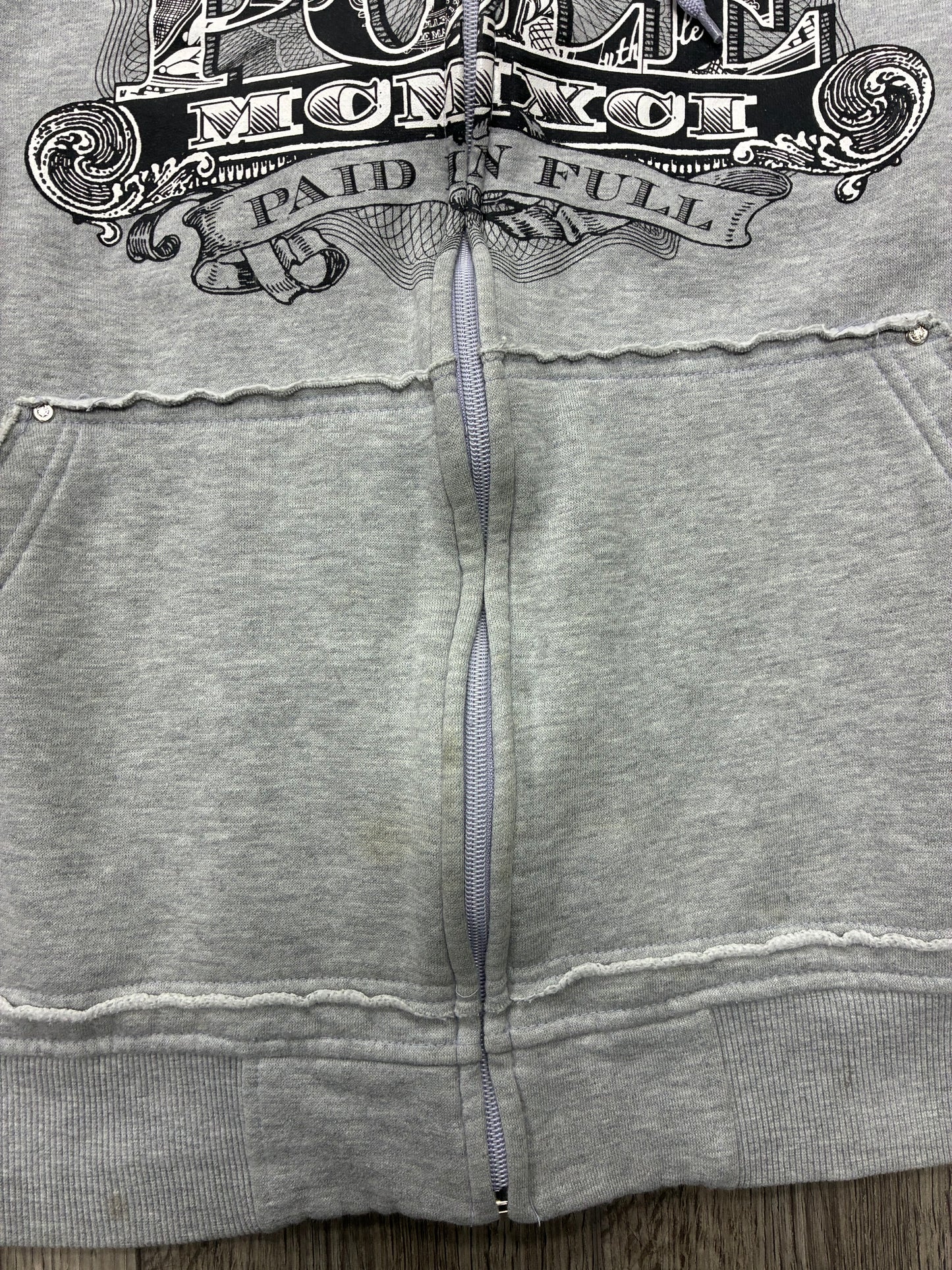 L- Vintage Southpole Paid In Full Hoodie