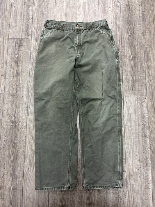 34 - Vintage Carhartt Olive Green Carpenter Pants