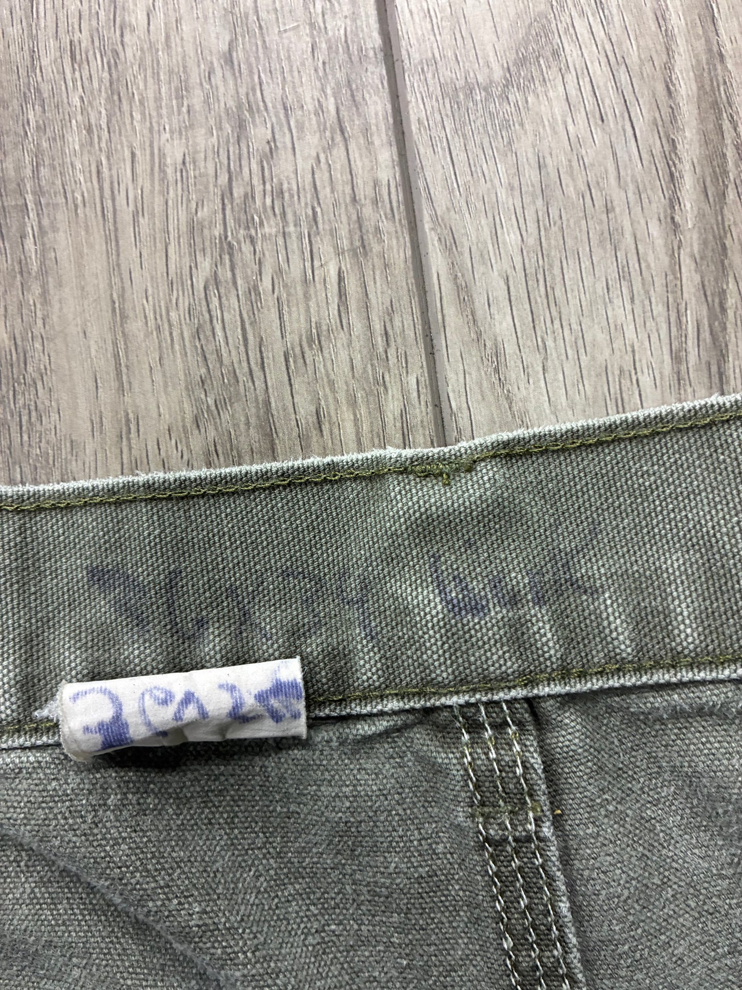 32- Vintage Carhartt Olive Green Carpenter Pants