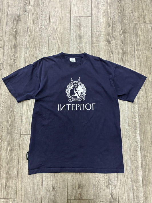 M- Vetements AW20 Oversized Interpol Tee