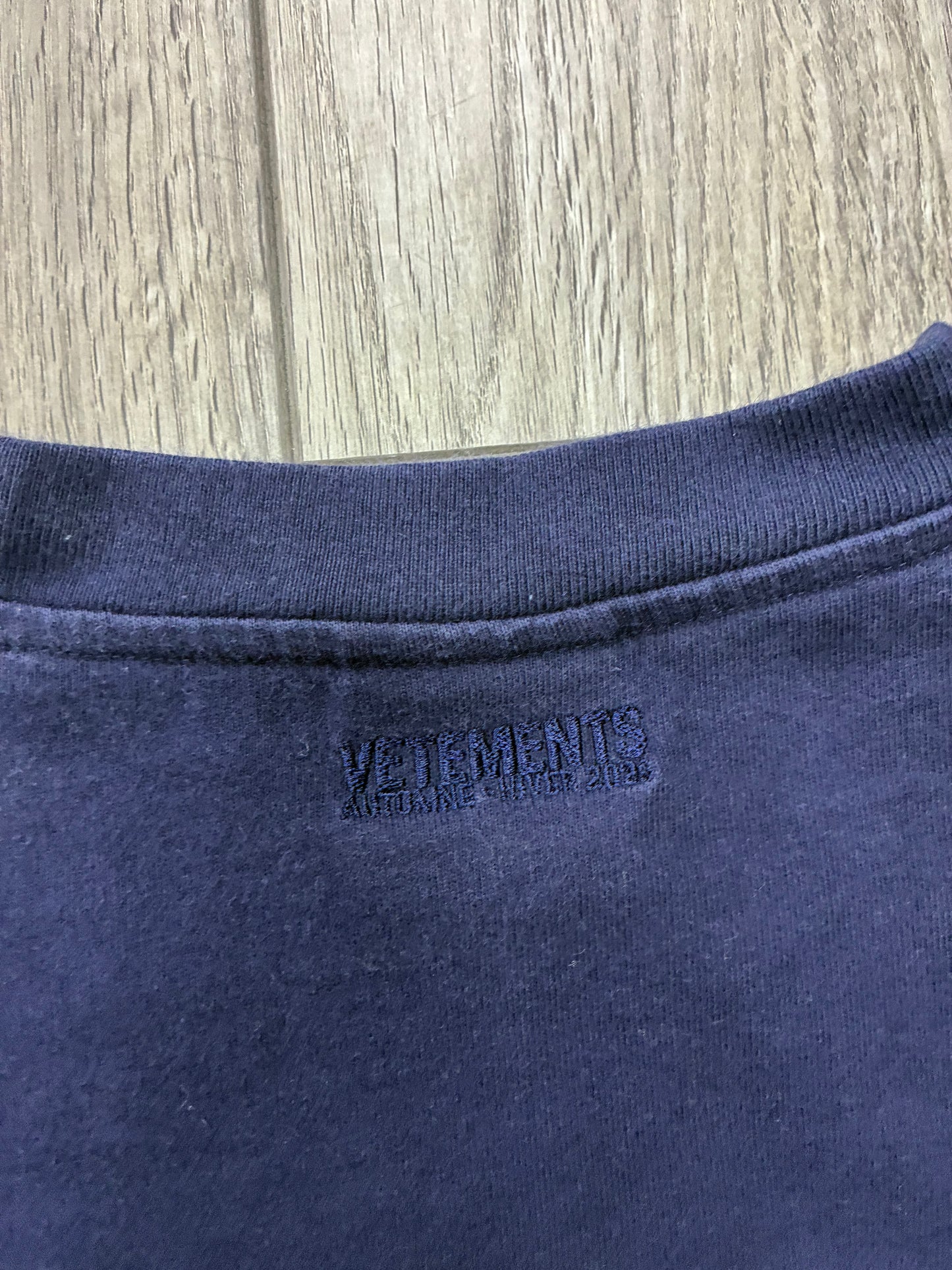M- Vetements AW20 Oversized Interpol Tee