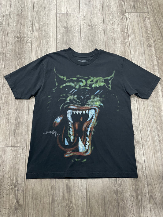 L-Travis Scott Utopia Green Hyena Tee