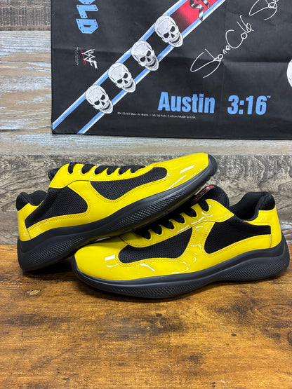 8.5- Prada America’s Cup Yellow Black Sneaker