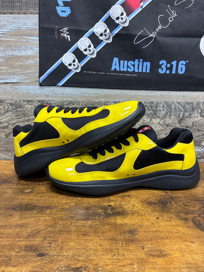 8.5- Prada America’s Cup Yellow Black Sneaker