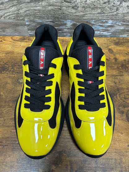 8.5- Prada America’s Cup Yellow Black Sneaker