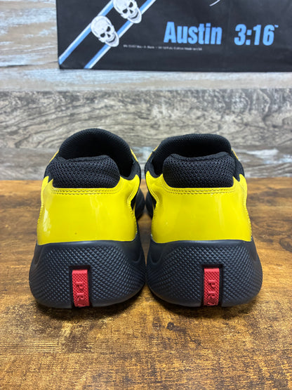 8.5- Prada America’s Cup Yellow Black Sneaker