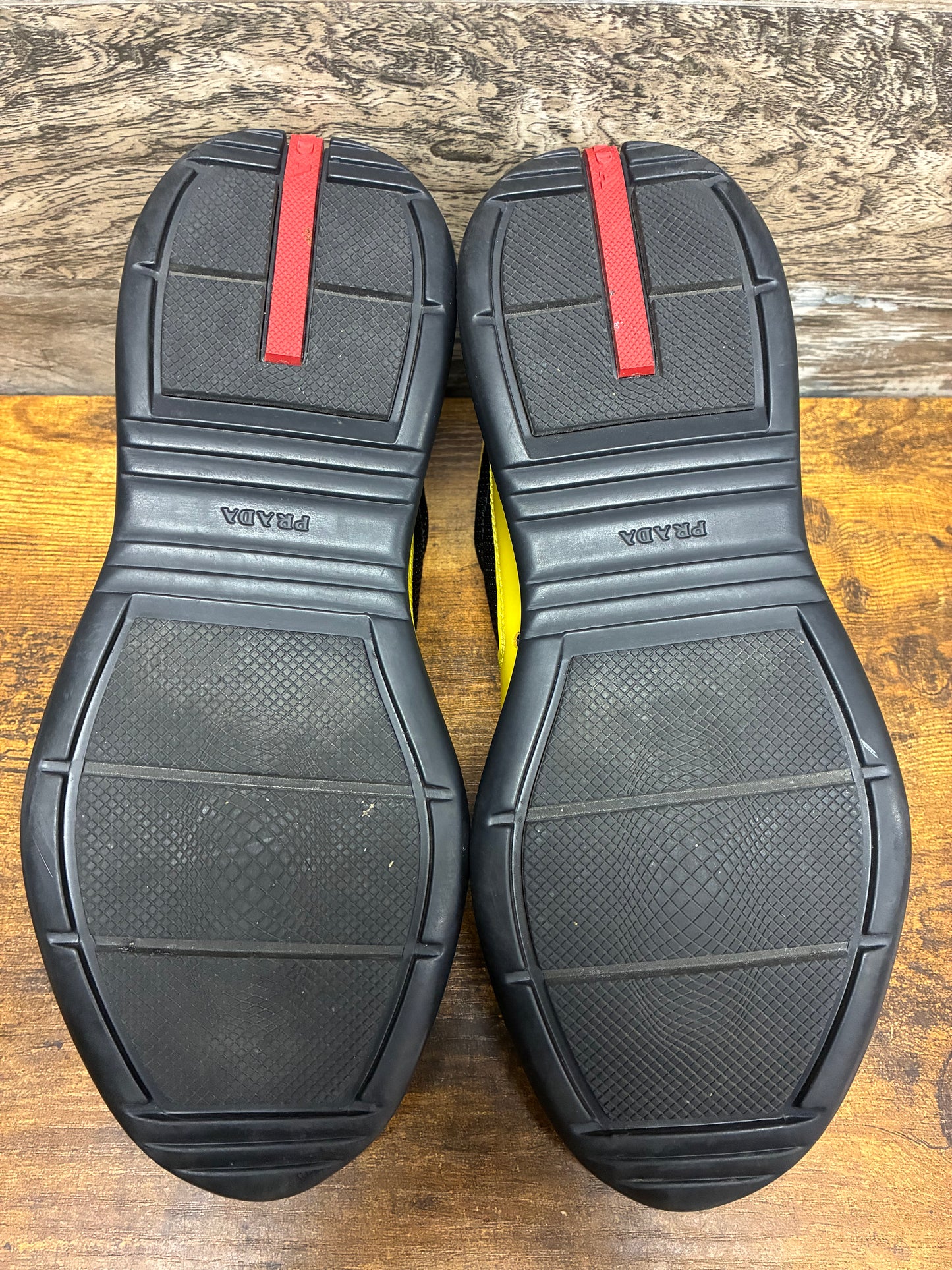 8.5- Prada America’s Cup Yellow Black Sneaker