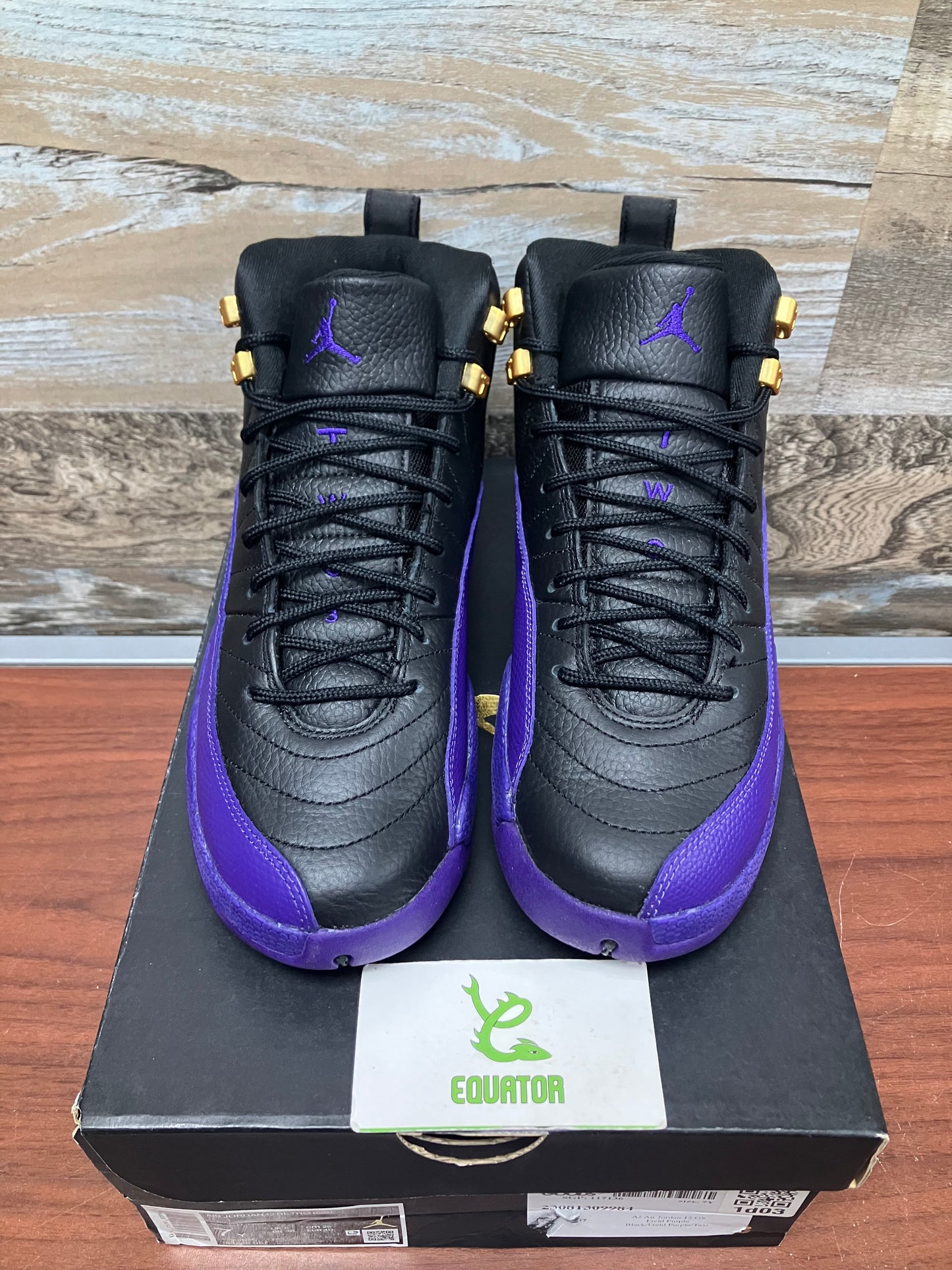 Jordan 12 Retro Field Purple GS Size 7Y