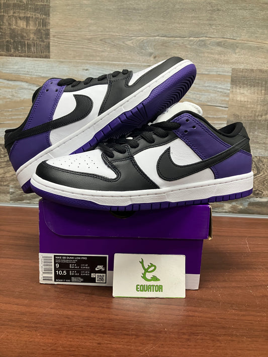 Nike SB Dunk Low Court Purple Size 9