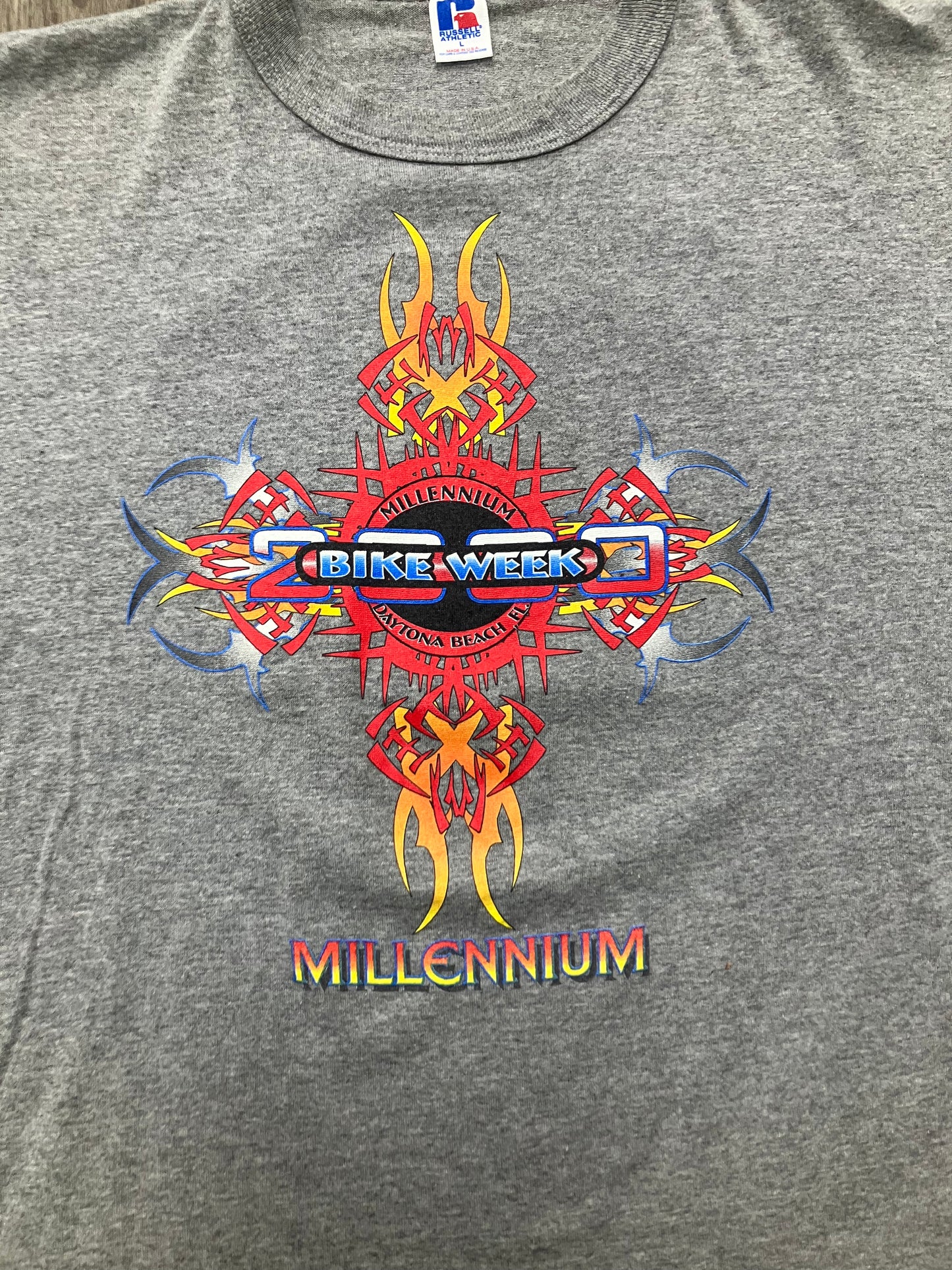 Vintage Millennium Bike Week Tee Size L