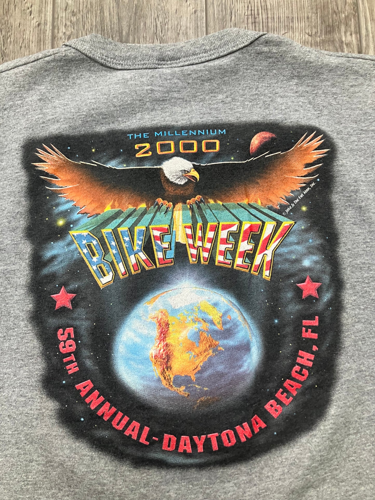 Vintage Millennium Bike Week Tee Size L