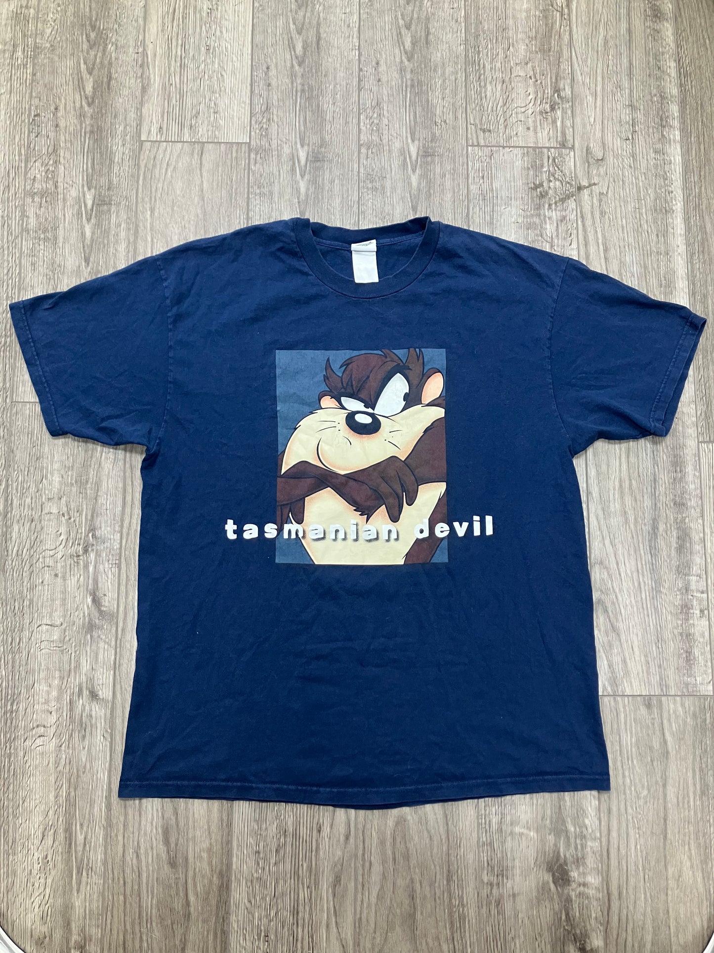 Vintage Taz Navy Tee Size XL