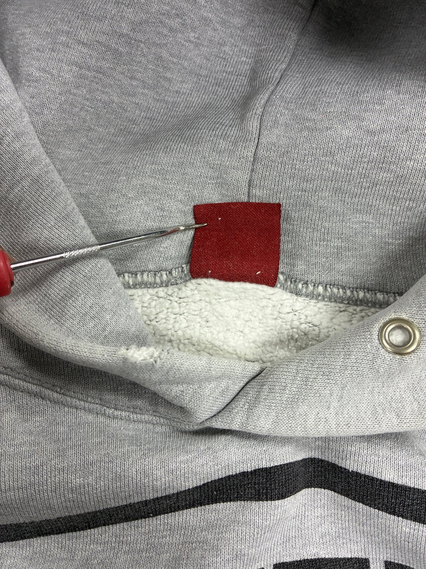 S - Grey Hysteric Glamour Relieves Tension Pullover Hoodie
