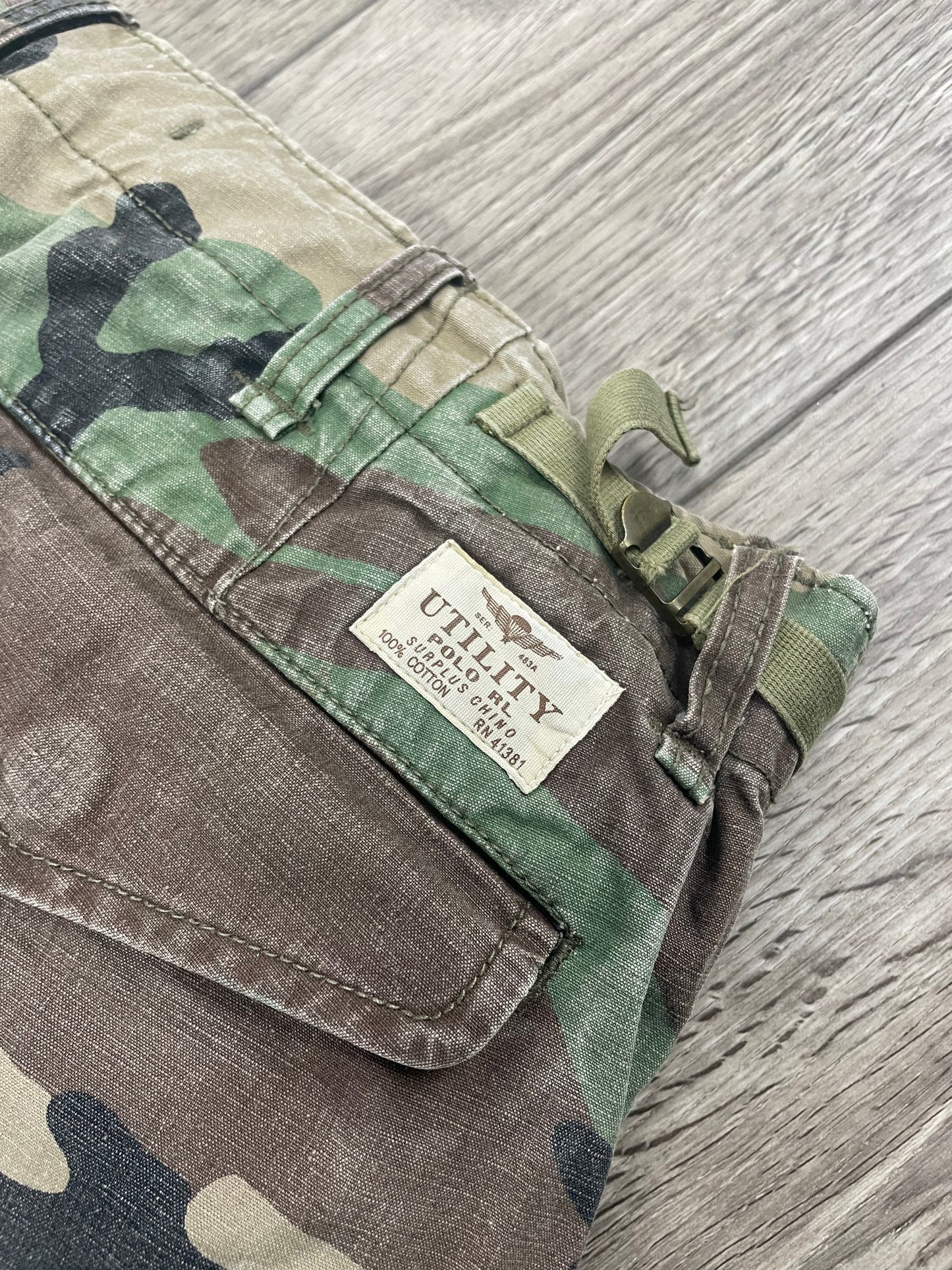 34-Polo Ralph Lauren Camouflage Cargo Pants